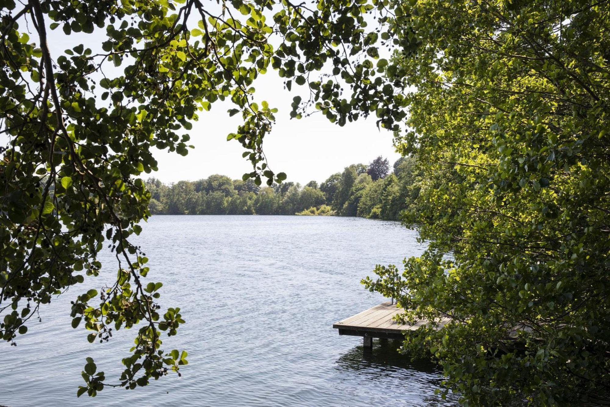 Paradies Fuer Die Kleine Familie Direkt Am See Stocksee Buitenkant foto