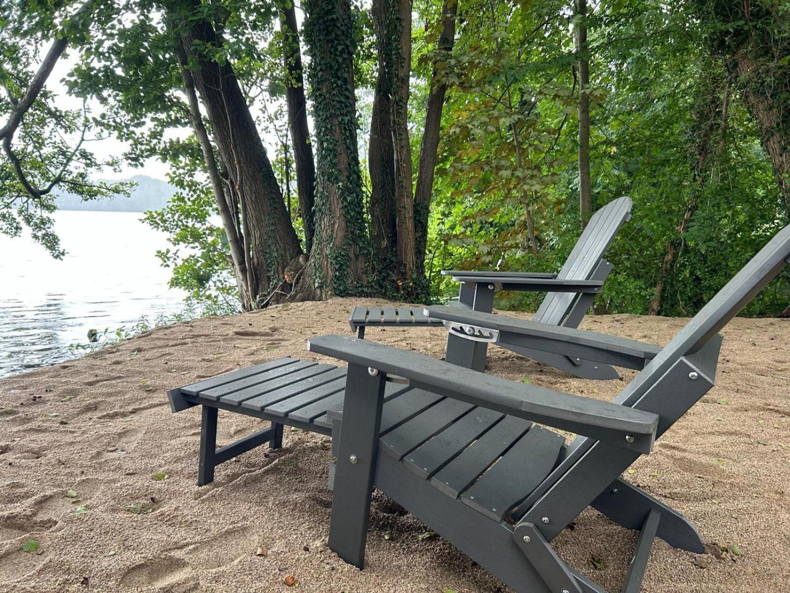 Paradies Fuer Die Kleine Familie Direkt Am See Stocksee Buitenkant foto